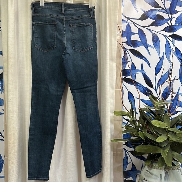 Women’s Frame Denim Los Angeles Ali High Rise Cigarette Blue Jeans Size 28 - Picture 6 of 6